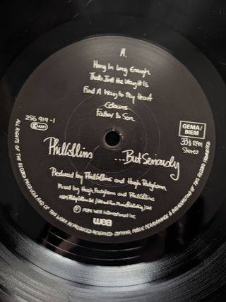 Phil Collins But Seriously vinilo