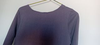 Vestido corto de lavand.