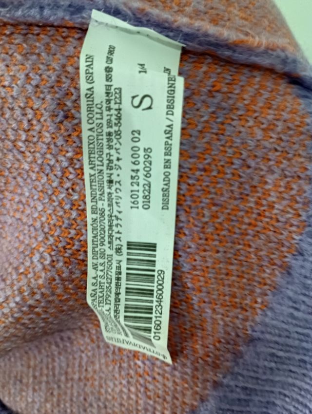 Jersey Stradivarius talla S amplia 