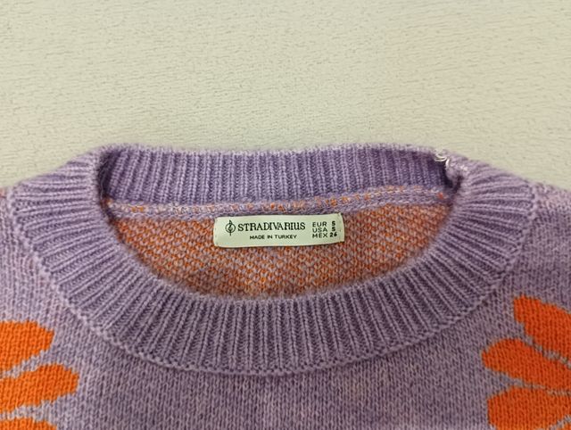 Jersey Stradivarius talla S amplia 