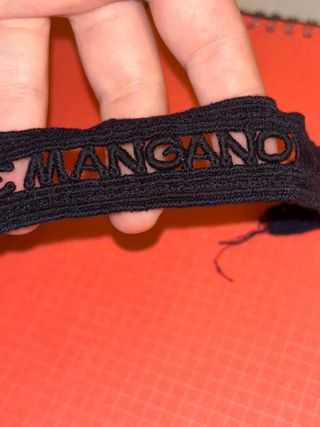 Un Rotolo Di FETTUCCIA FIRMATO:”MANGANO”ORIGINALE 