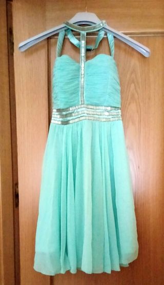 Vestido fiesta pedrería 