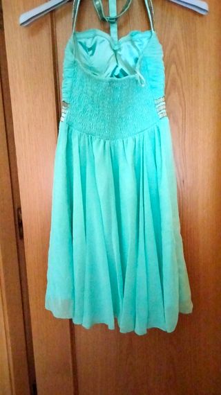 Vestido fiesta pedrería 