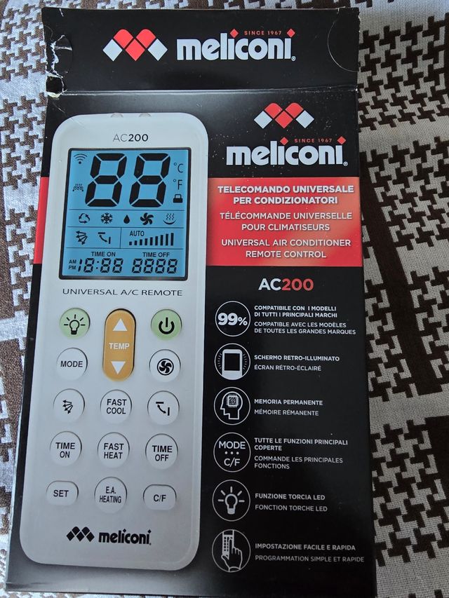 Telecomando condizionatore Meliconi