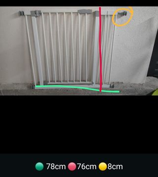 Puerta seguridad pasillo