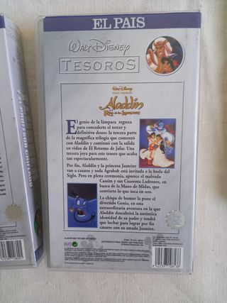 VHS, lote Disney.