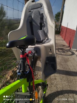 Silla porta bebes bicicleta