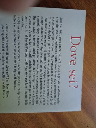 Libro romanzo "Dove sei?" Mark Levy