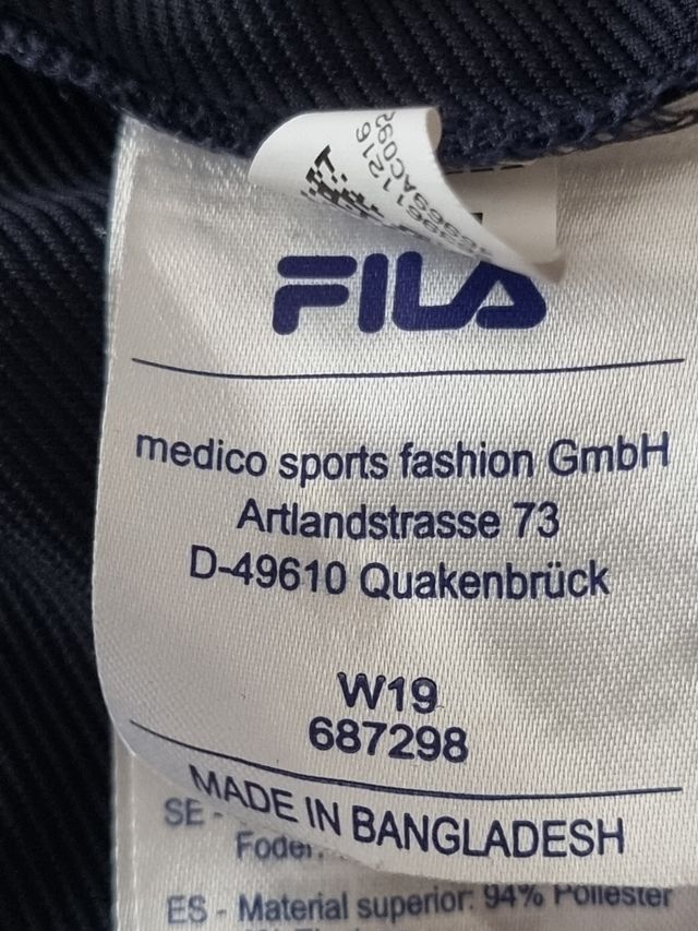 Giacca Fila track top irodium