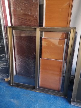 Ventanas de aluminio correderas y abatible