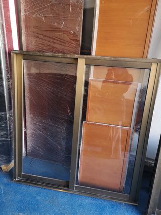 Ventanas de aluminio correderas y abatible