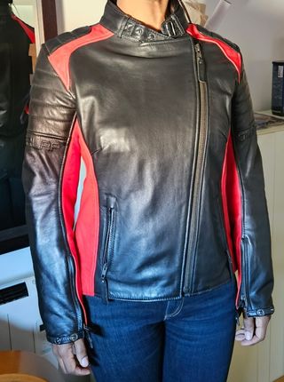 Chaqueta moto mujer 