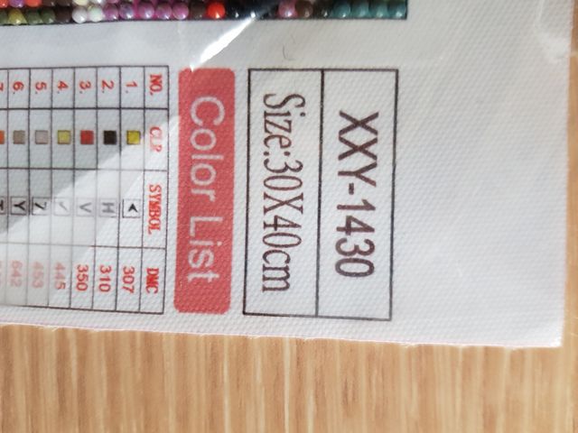 Lámina La Sirenita. Pintura de diamantes