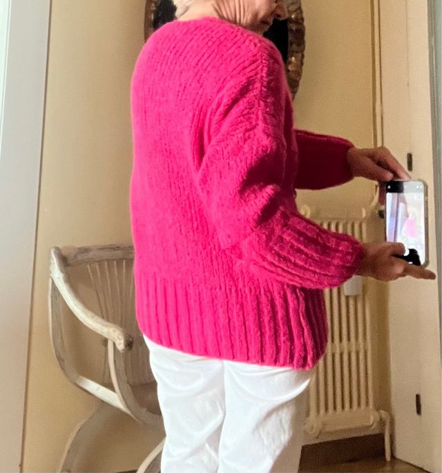 Chaqueta punto grueso abrigadita