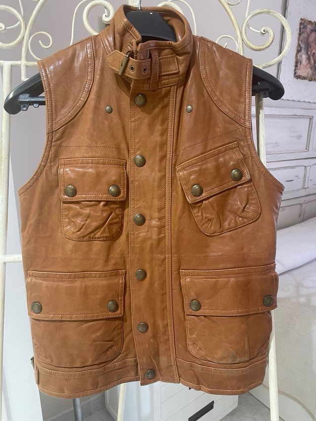 Chaleco piel Ralph Lauren
