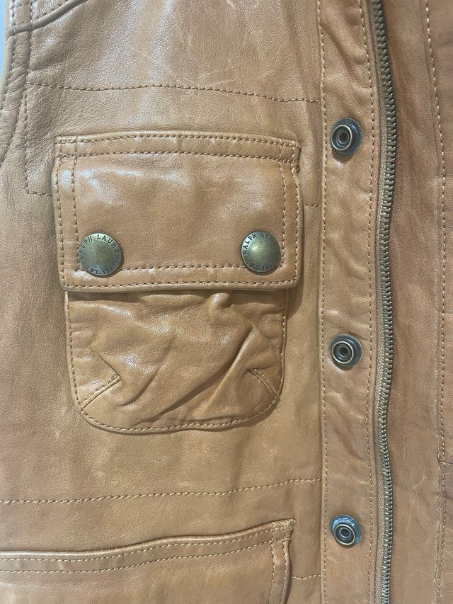 Chaleco piel Ralph Lauren