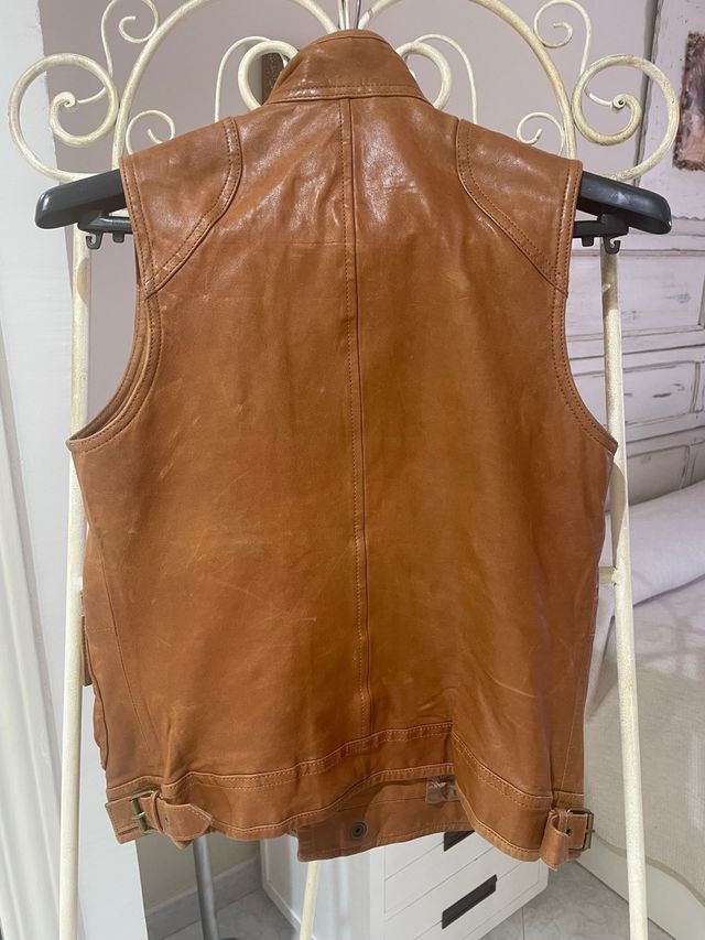 Chaleco piel Ralph Lauren