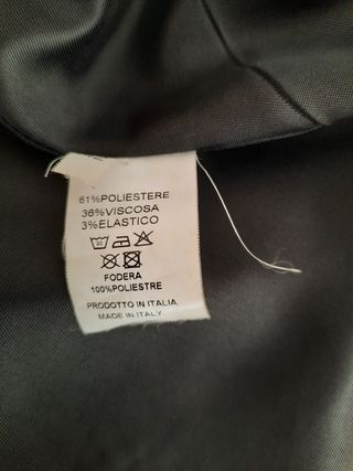 Cappotto nero Made in Italy