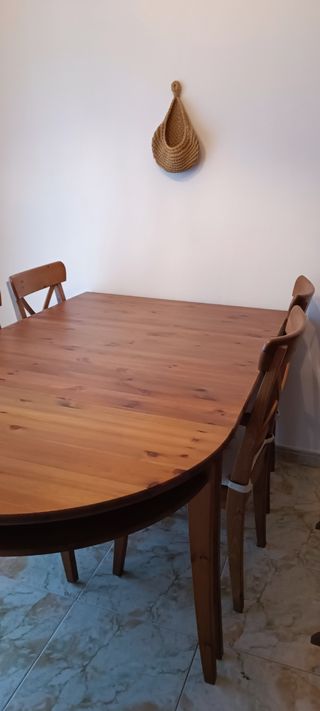 Mesa de madera 8 comensales