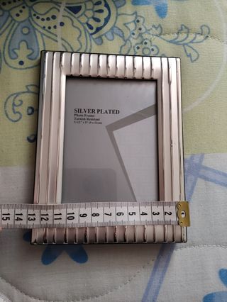Cornice portafoto in silver plated 9x13 cm