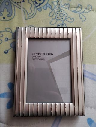 Cornice portafoto in silver plated 9x13 cm