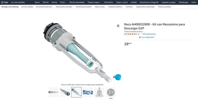 Descargador Nuevo Original Roca Modelo AH0003200R