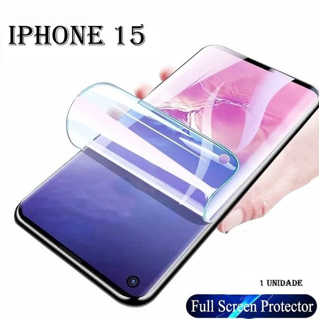 Pelicula de Hidrogel Para Telemovel Iphone 15