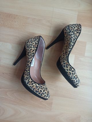 Tacones festivos leopardo, nº 37