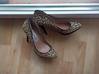 Tacones festivos leopardo, nº 37