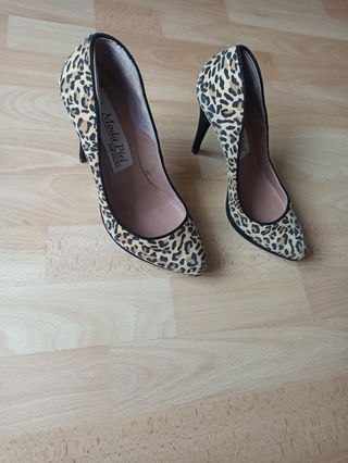 Tacones festivos leopardo, nº 37