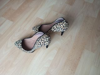 Tacones festivos leopardo, nº 37
