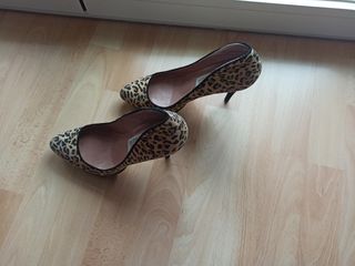 Tacones festivos leopardo, nº 37