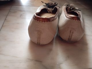 Bailarinas con flores de tela