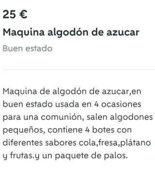 Maquina de hacer palomitas