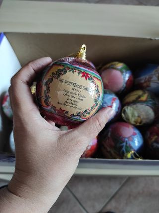 Set 12 palline natalizie figurative