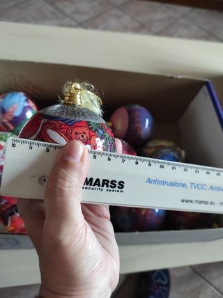 Set 12 palline natalizie figurative