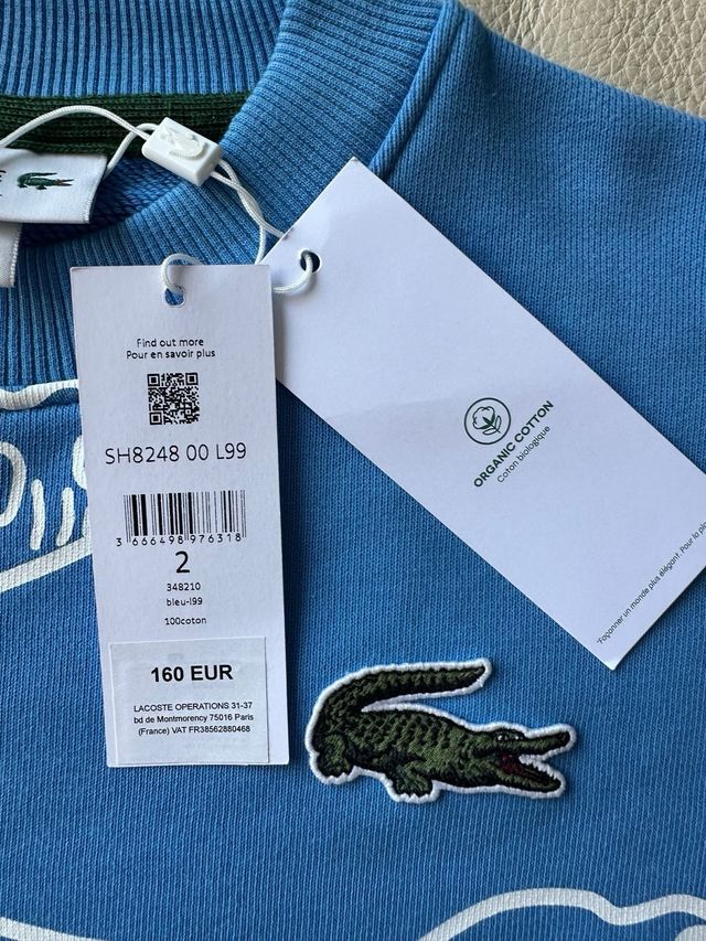 Sudadera Lacoste a estrenar de tienda oficial
