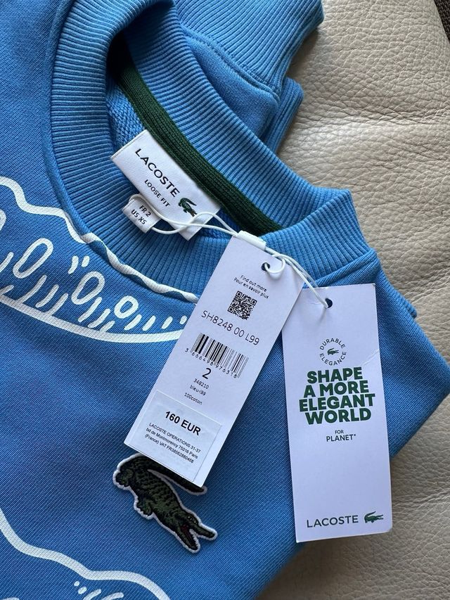 Sudadera Lacoste a estrenar de tienda oficial