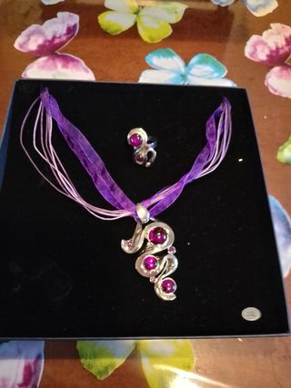 Parure bigiotteria collana anello modellabile