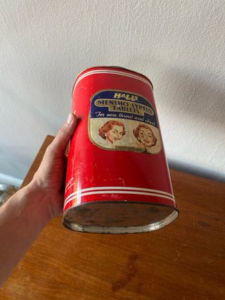 Lata antigua caramelos halls menthos