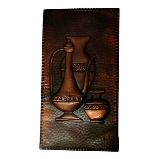 Quadro in rame rustico vintage 34x19