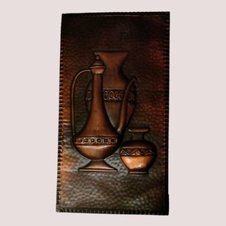 Quadro in rame rustico vintage 34x19