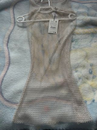 Camiseta con capucha strass XS