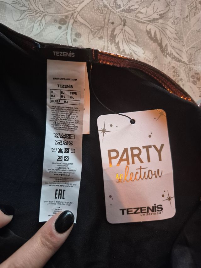 Body rosa laminato- Tezenis