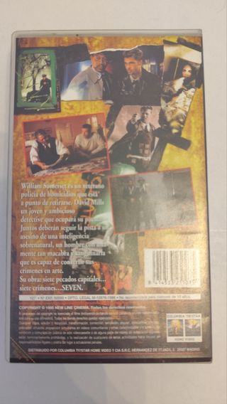 Seven - Película VHS
