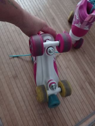 Patines cuatro ruedas niña