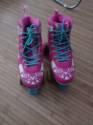 Patines cuatro ruedas niña