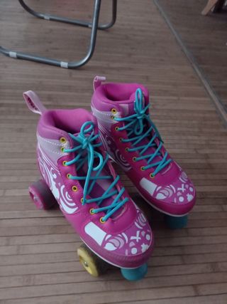Patines cuatro ruedas niña