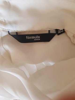 Camisa fórmula joven talla 40