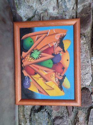 Cuadro.46 cm alto,36 cm ancho.